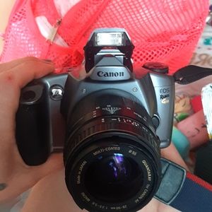 Canon camera EOS rebel grey